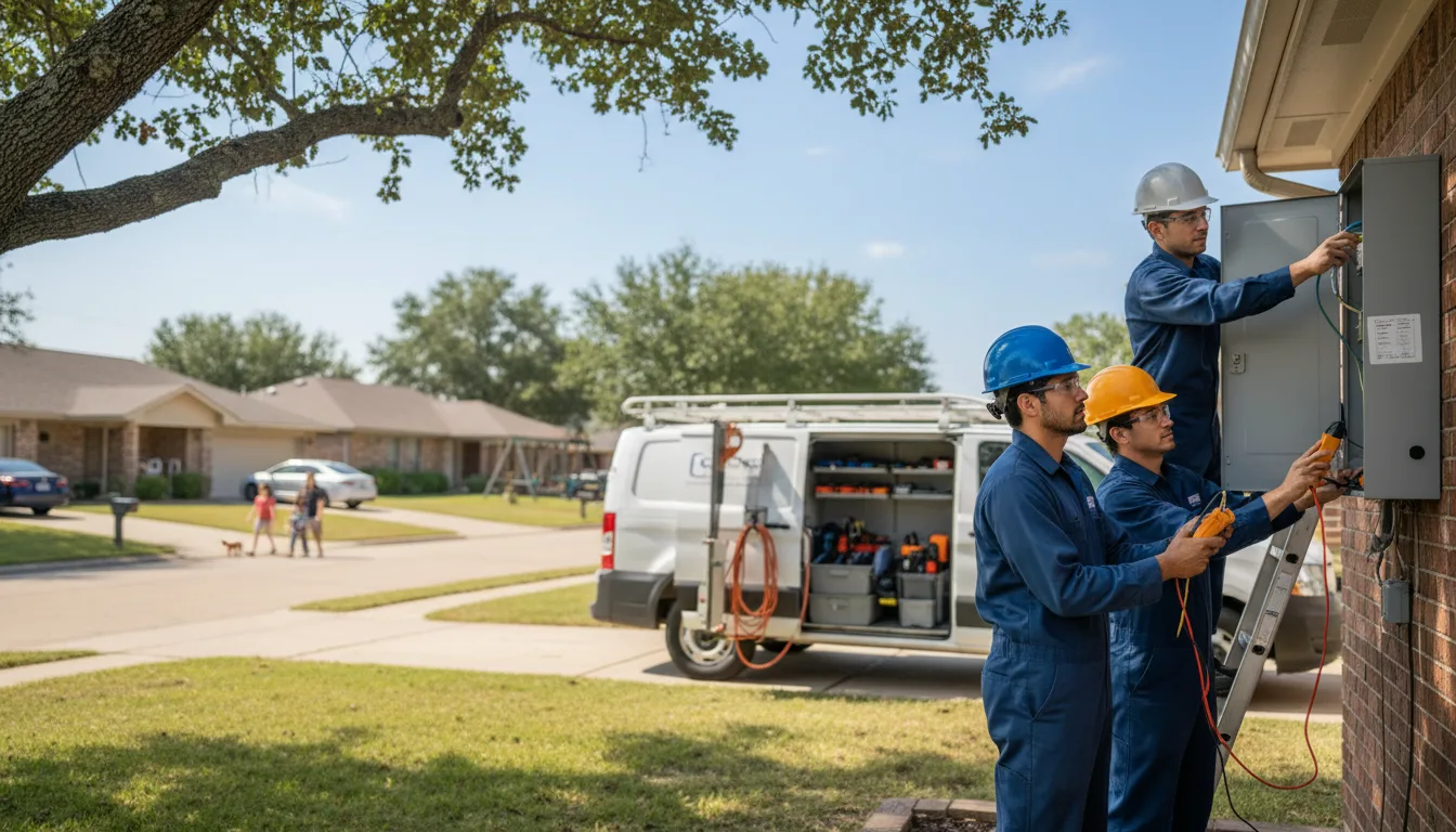 Certified electrician providing emergency electrical services in Exeland, WI